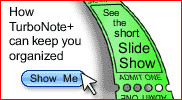 How TurboNote+ can keep you organized - See the Slideshow